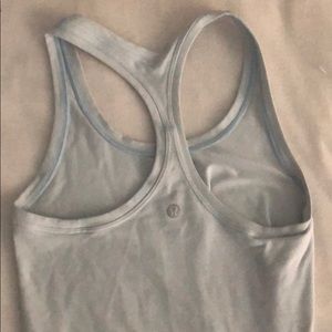 Baby blue/ light blue Lululemon tank